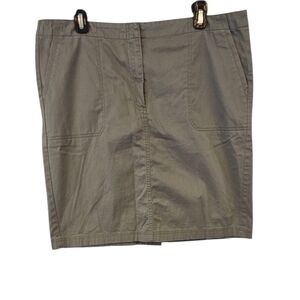 3/$25 J.Jill Size 16 Skirt with Pockets Green